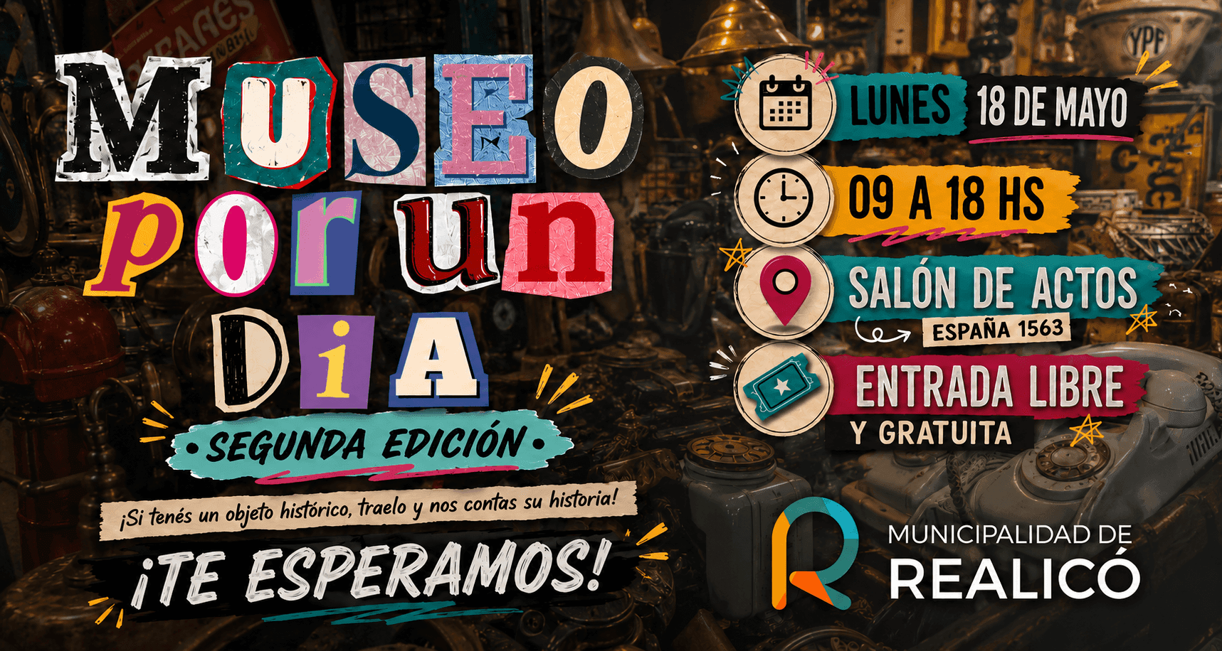 “Museo por un Día” vuelve a Realicó con su segunda edición