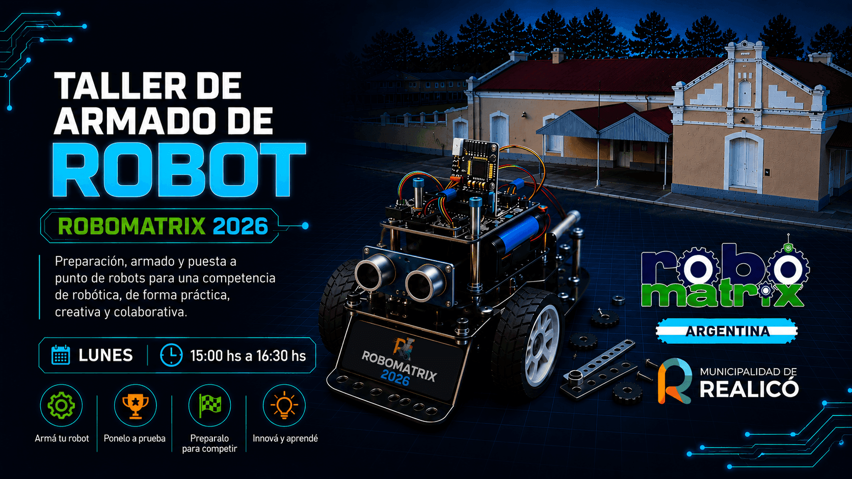 Taller de Armado de Robot – Robomatrix 2026